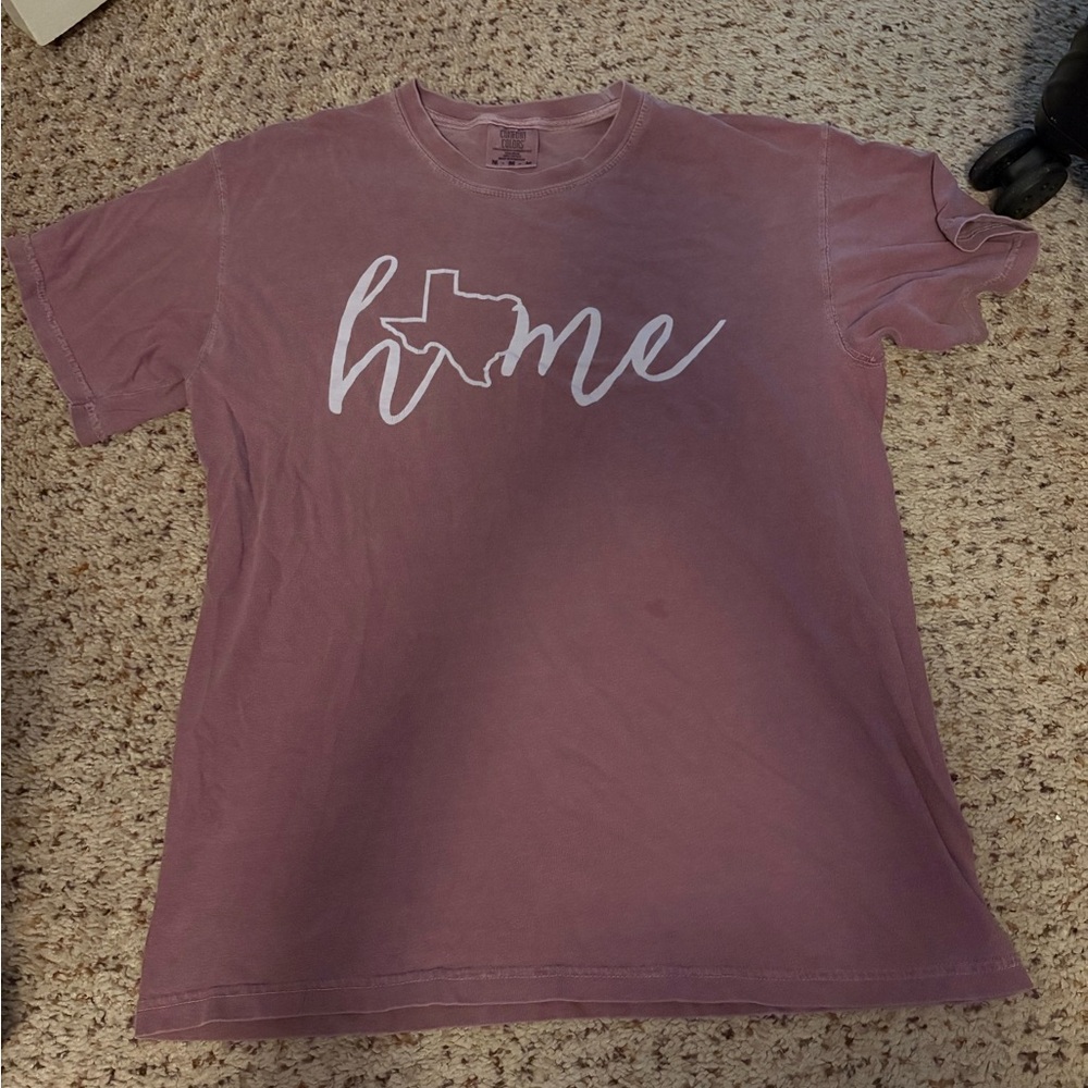 Purple “Home” Texas t-shirt